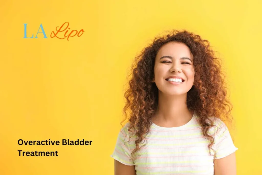 woman smiling about overactive bladder treatment Sudbury solutions